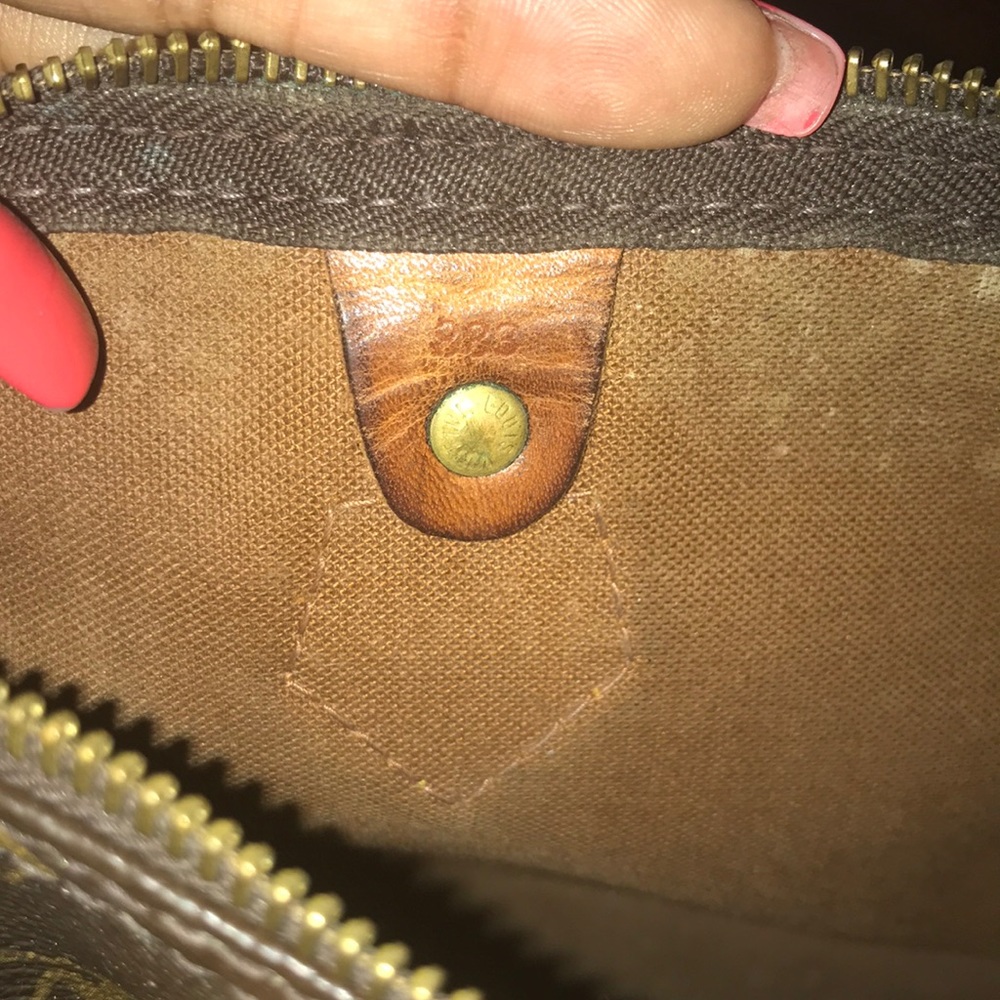 Vintage Authentic Louis Vuitton Speedy 25 bag - Picture 7 of 8